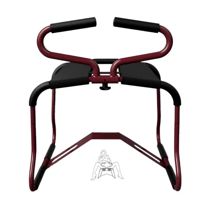 Fauteuil Tantra Multifonctionnel avec Accoudoirs pour Amélioration des Positions