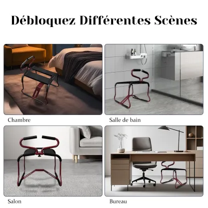 Fauteuil Tantra Multifonctionnel avec Accoudoirs pour Amélioration des Positions