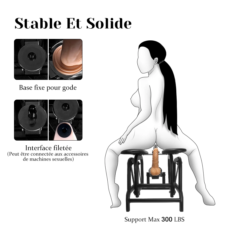 Fauteuil Tantra Robuste à Bascule avec Dildo