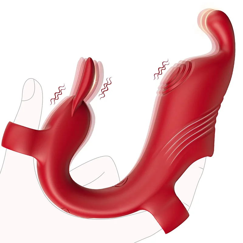 Finger Vibrator À 10 Modes De Vibration Puissants Portable