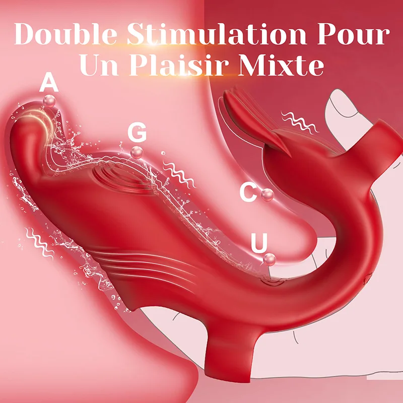 Finger Vibrator À 10 Modes De Vibration Puissants Portable