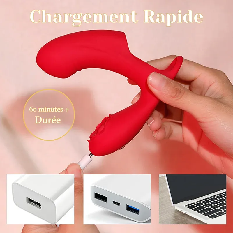 Finger Vibrator À Contrôle APP Avec Fonctions De Battement Et De Vibration