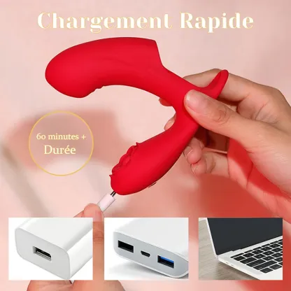 Finger Vibrator À Contrôle APP Avec Fonctions De Battement Et De Vibration
