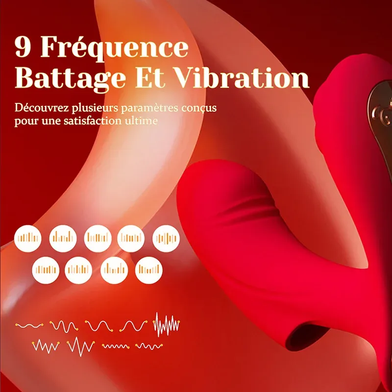 Finger Vibrator À Contrôle APP Avec Fonctions De Battement Et De Vibration