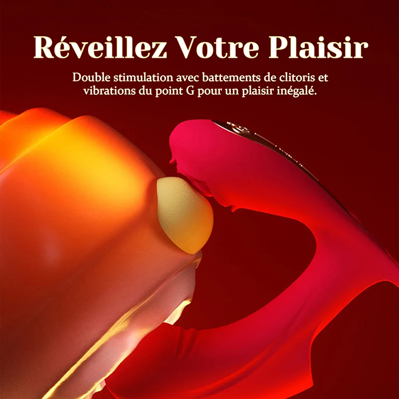 Finger Vibrator À Contrôle APP Avec Fonctions De Battement Et De Vibration