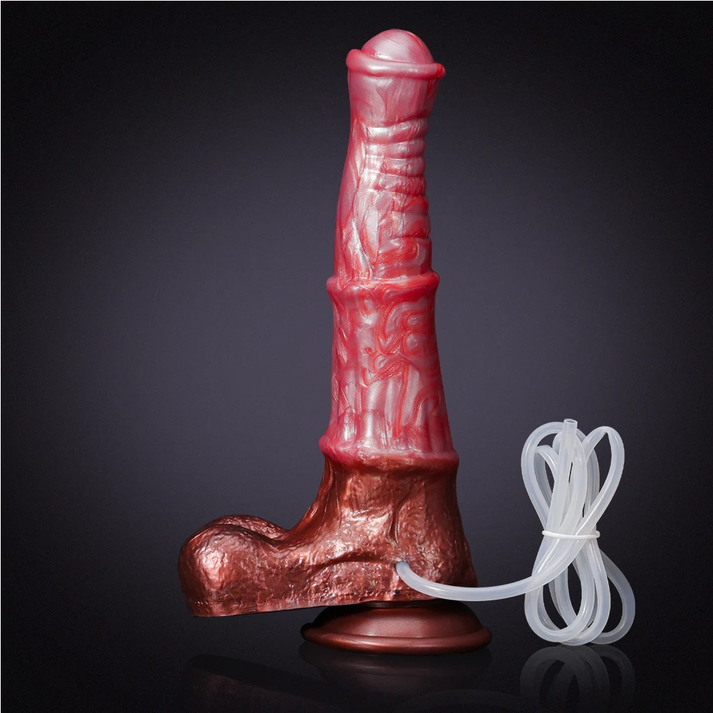 Gode ​​Cheval éjaculation Silicone 24,5 cm