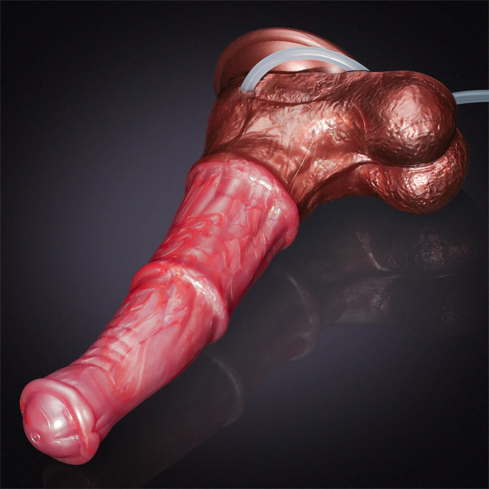 Gode ​​Cheval éjaculation Silicone 24,5 cm