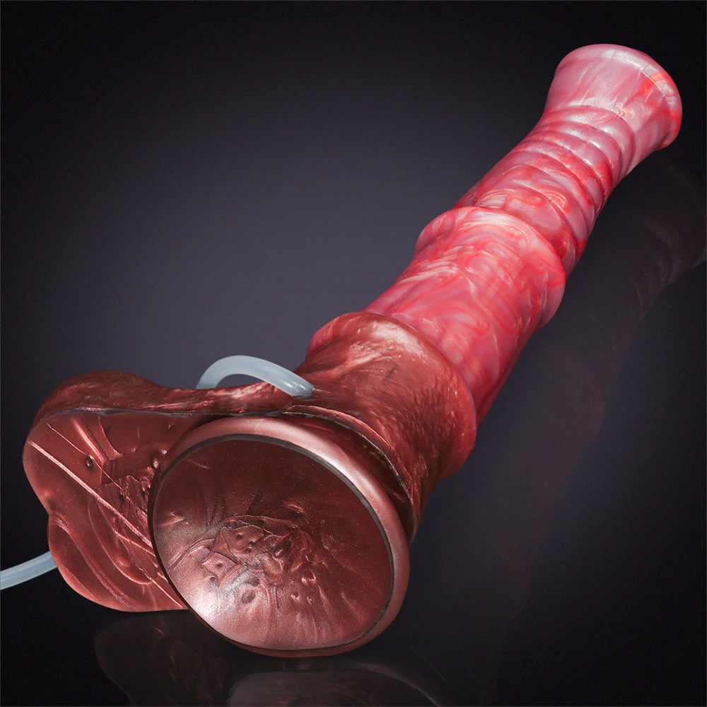 Gode ​​Cheval éjaculation Silicone 24,5 cm
