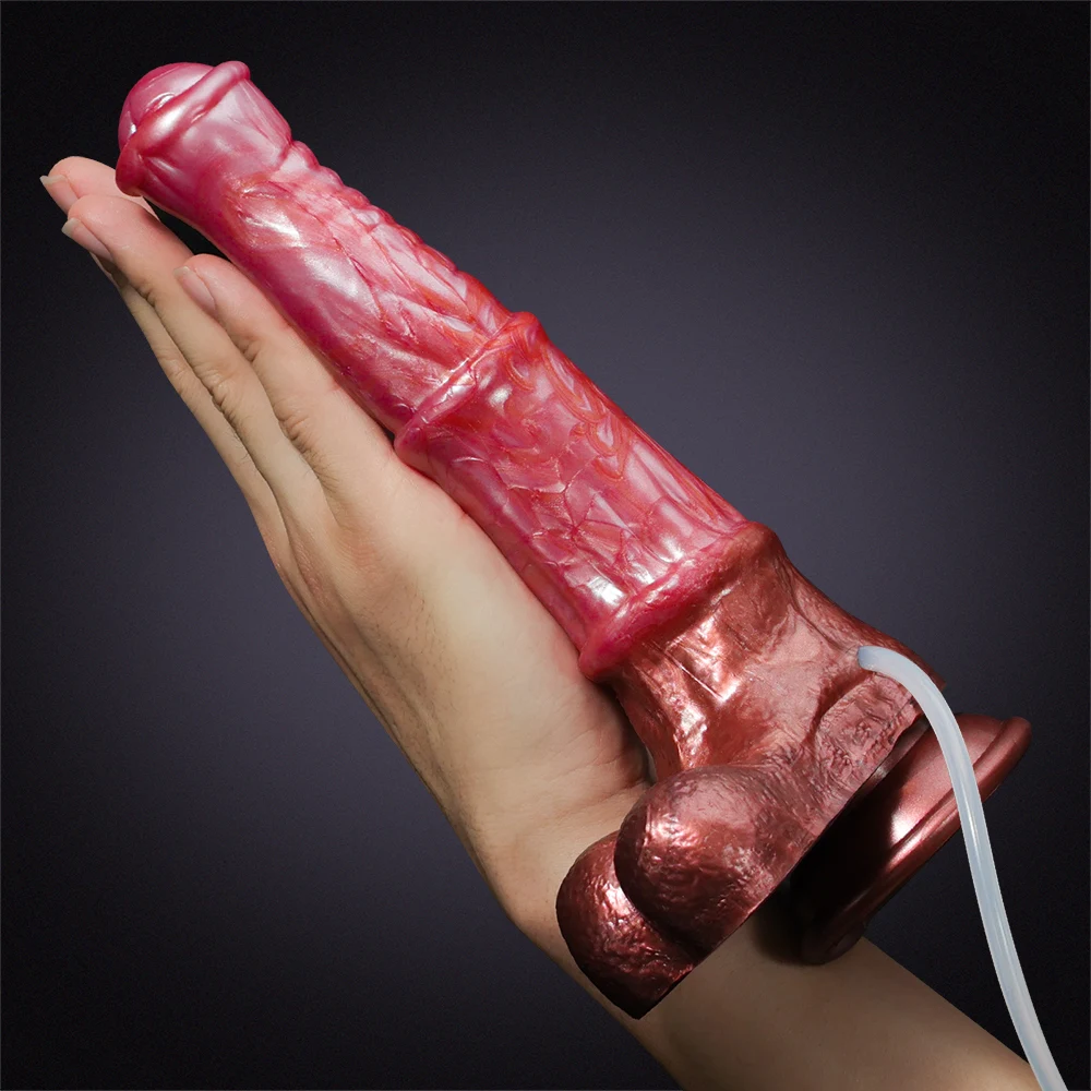 Gode ​​Cheval éjaculation Silicone 24,5 cm