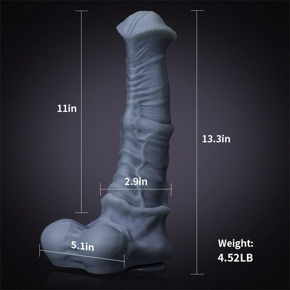 Gode ​​Cheval énorme Réaliste 34cm