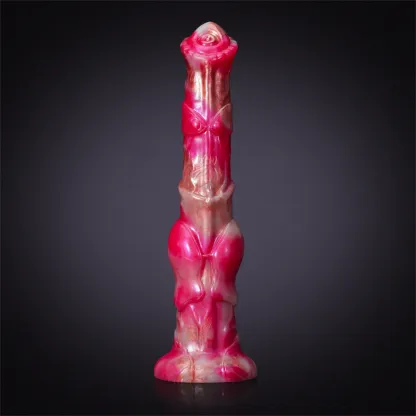 Gode ​​Cheval Réaliste en Silicone à Gros Nœuds 30cm 