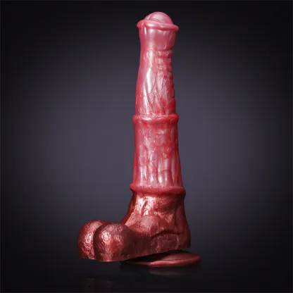 Gode ​​Cheval Rose Réaliste 24,5 cm
