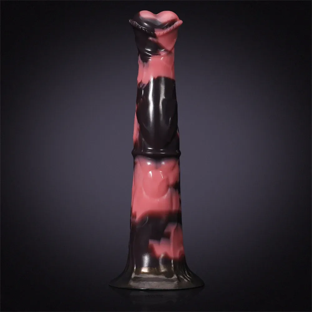 Gode ​C​heval en Silicone à Tige Musculaire Ultra-Réaliste 30.5cm