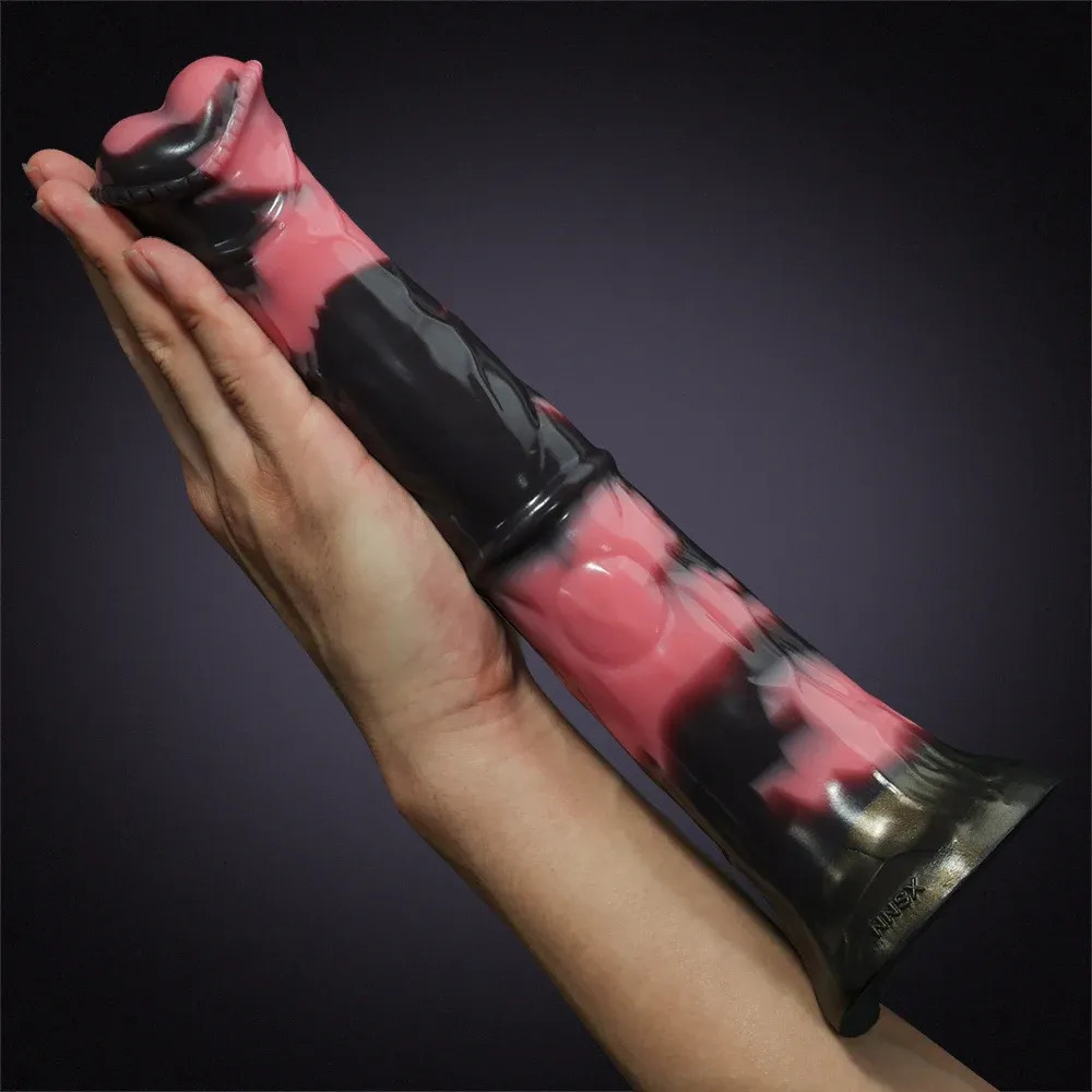 Gode ​C​heval en Silicone à Tige Musculaire Ultra-Réaliste 30.5cm