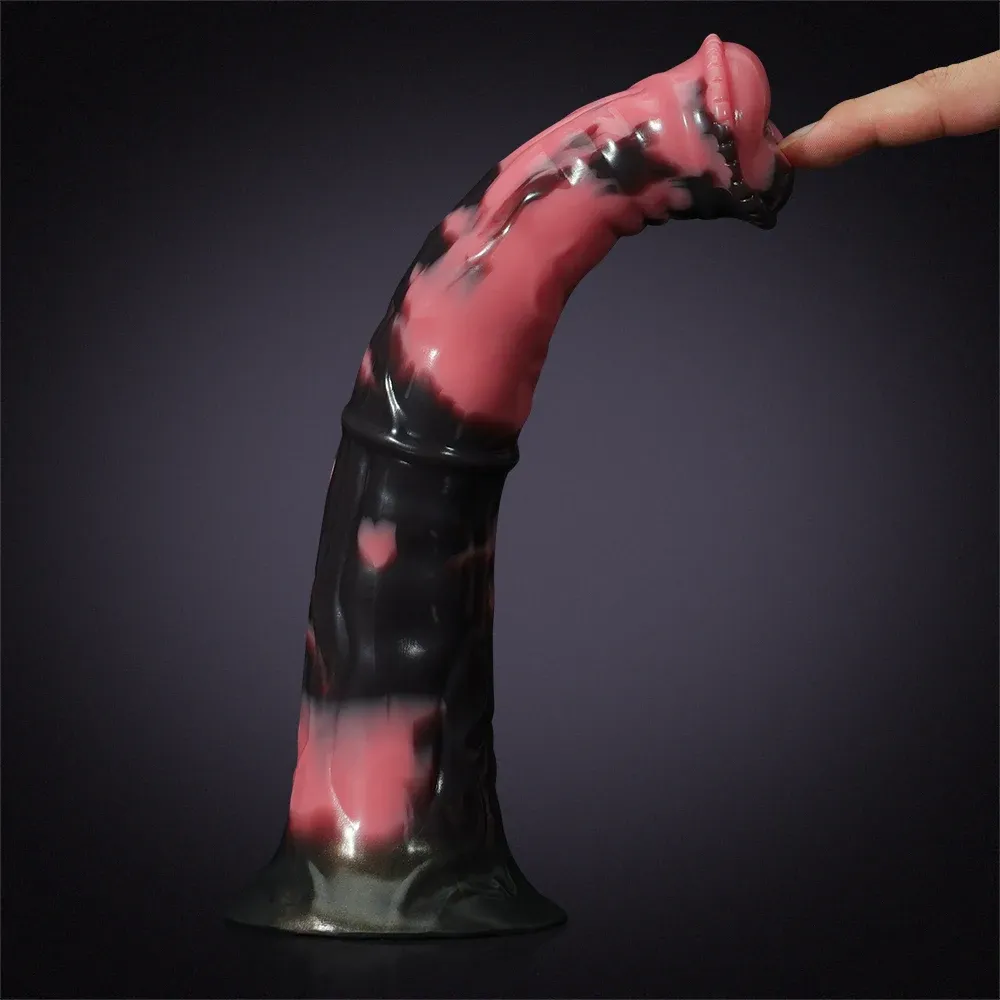 Gode ​C​heval en Silicone à Tige Musculaire Ultra-Réaliste 30.5cm