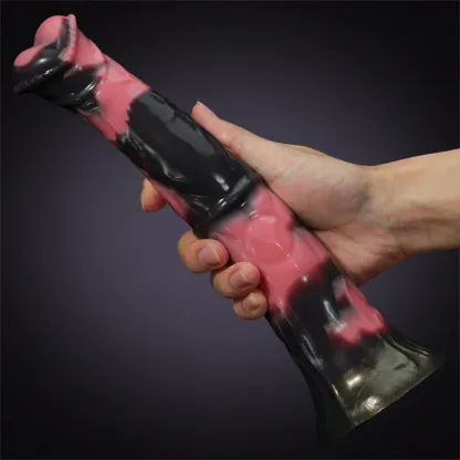 Gode ​C​heval en Silicone à Tige Musculaire Ultra-Réaliste 30.5cm