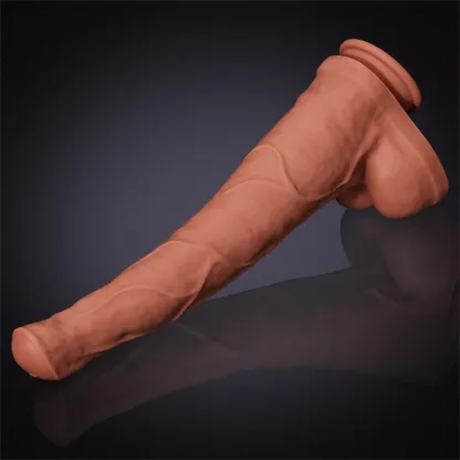 Gode ​​Cheval Ultra Long en Silicone 38,5 cm