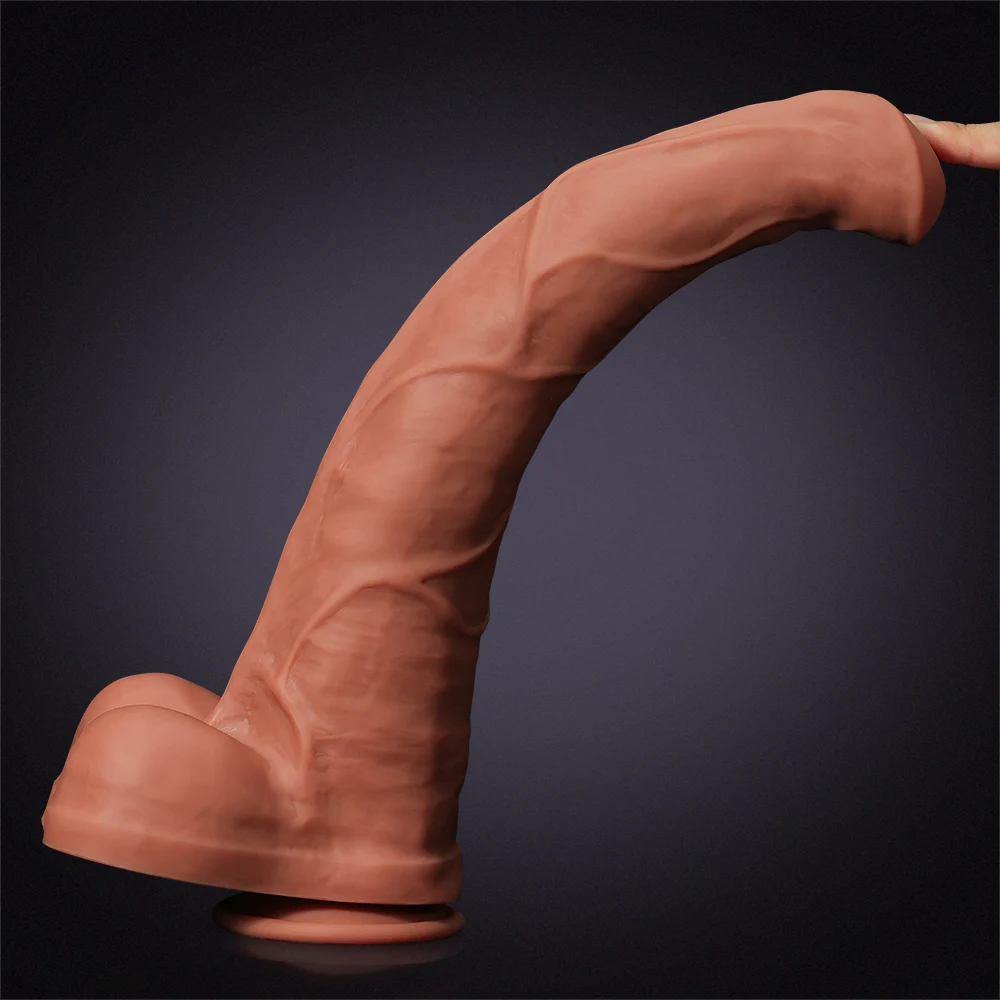Gode ​​Cheval Ultra Long en Silicone 38,5 cm
