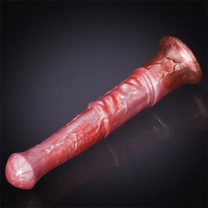 Gode ​​Cheval en Silicone Souple et Réaliste 29,5 cm