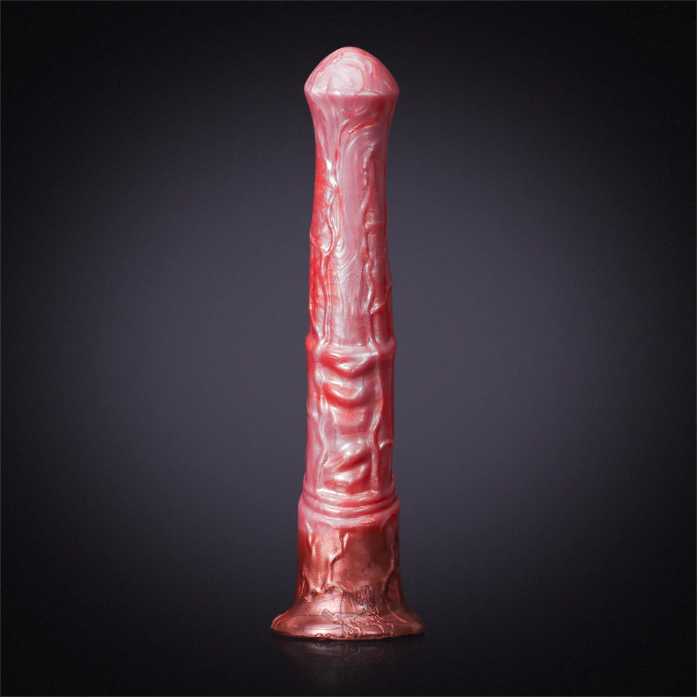 Gode ​​Cheval en Silicone Souple et Réaliste 29,5 cm