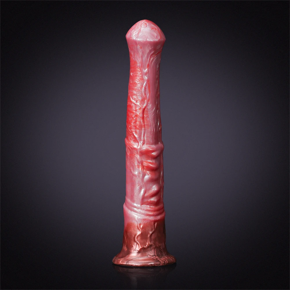 Gode ​​Cheval en Silicone Souple et Réaliste 29,5 cm