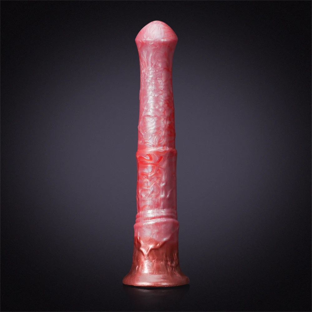 Gode ​​Cheval en Silicone Souple et Réaliste 29,5 cm