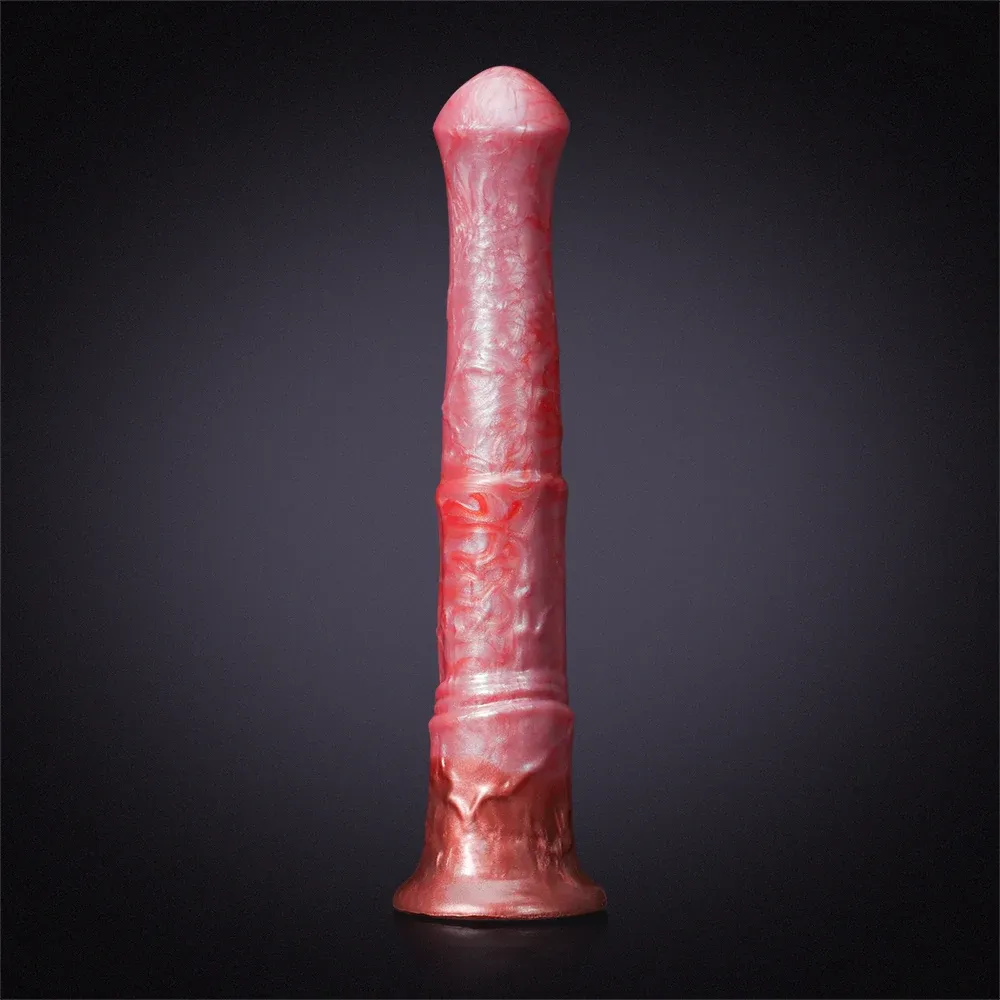 Gode ​​Cheval en Silicone Souple et Réaliste 29,5 cm
