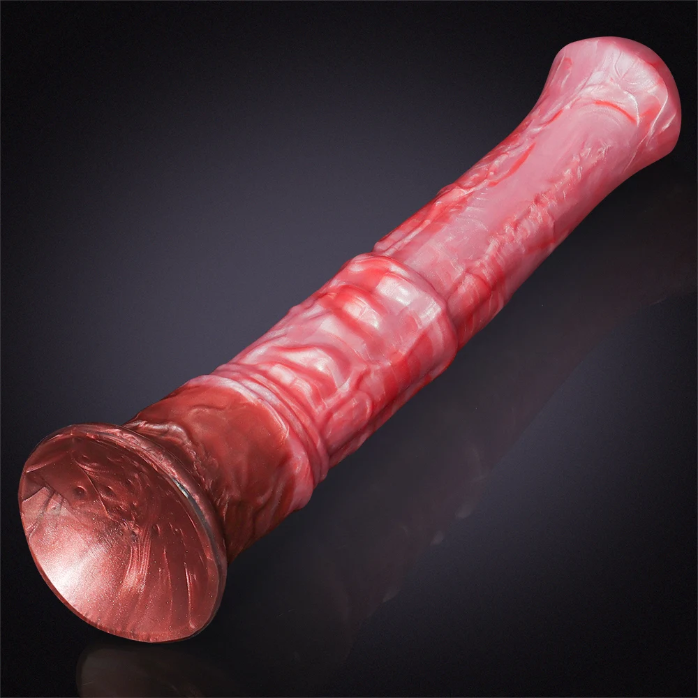 Gode ​​Cheval en Silicone Souple et Réaliste 29,5 cm