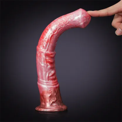 Gode ​​Cheval en Silicone Souple et Réaliste 29,5 cm