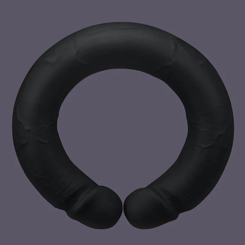 Gode ​​Double Extra Long en Silicone Liquide 49cm