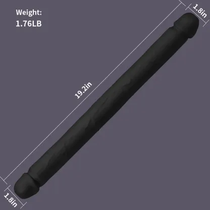 Gode ​​Double Extra Long en Silicone Liquide 49cm