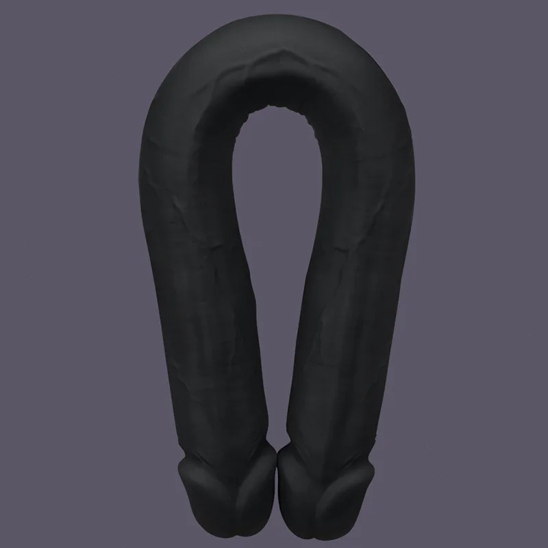 Gode ​​Double Extra Long en Silicone Liquide 49cm