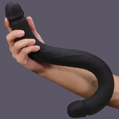 Gode ​​Double Extra Long en Silicone Liquide 49cm