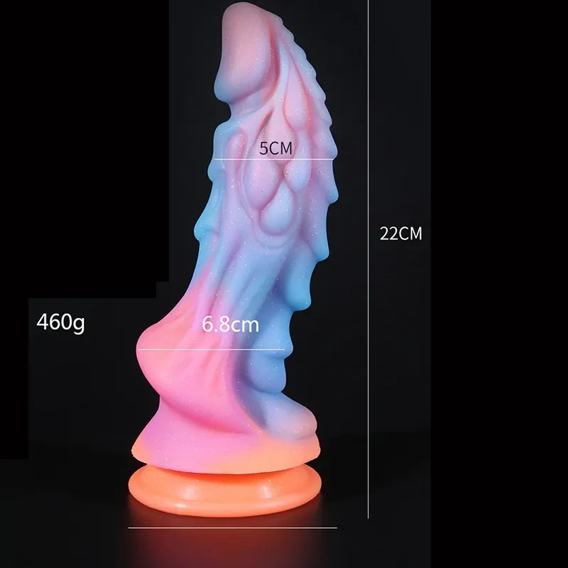 Gode Dragon Fantaisie Réaliste en Silicone 22 cm