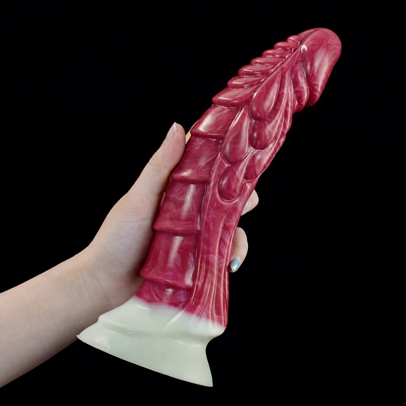 Gode Dragon Pointu Réaliste en Silicone 21,2 cm