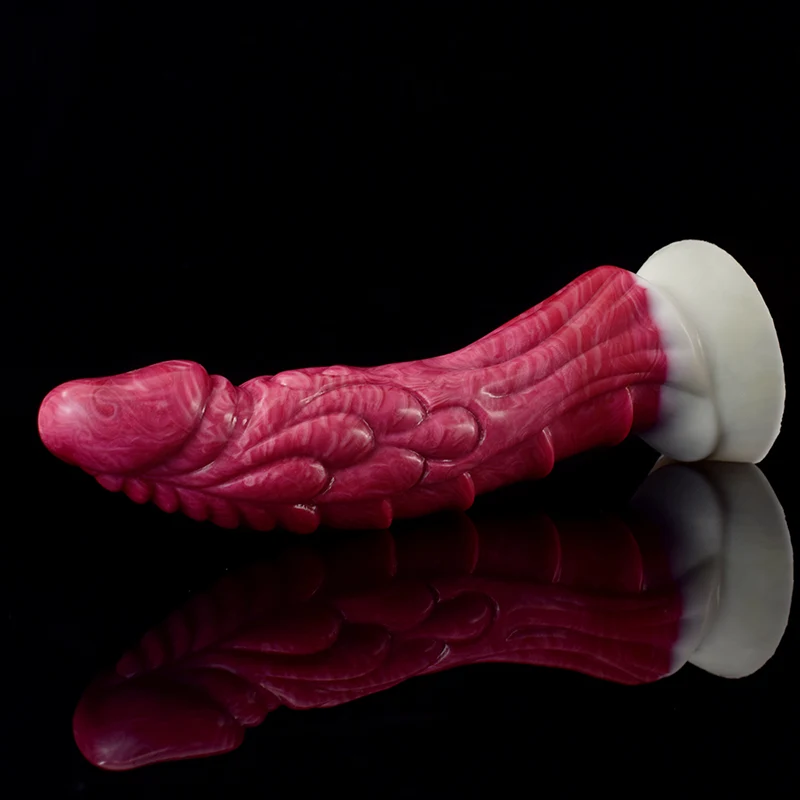 Gode Dragon Pointu Réaliste en Silicone 21,2 cm