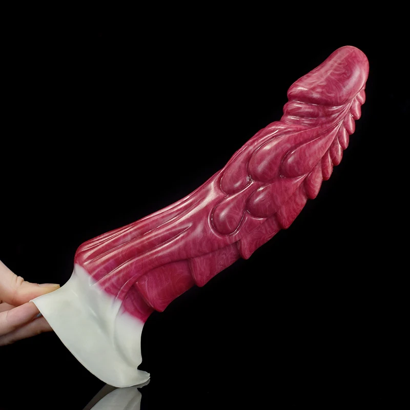 Gode Dragon Pointu Réaliste en Silicone 21,2 cm