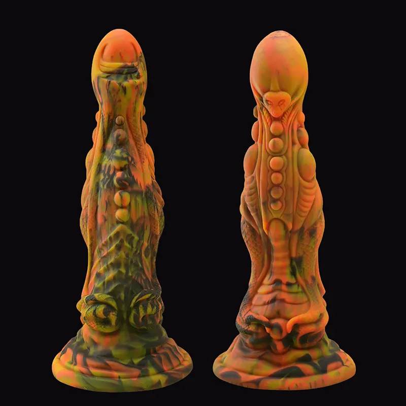 Gode Dragon en Silicone Liquide 26,5 cm