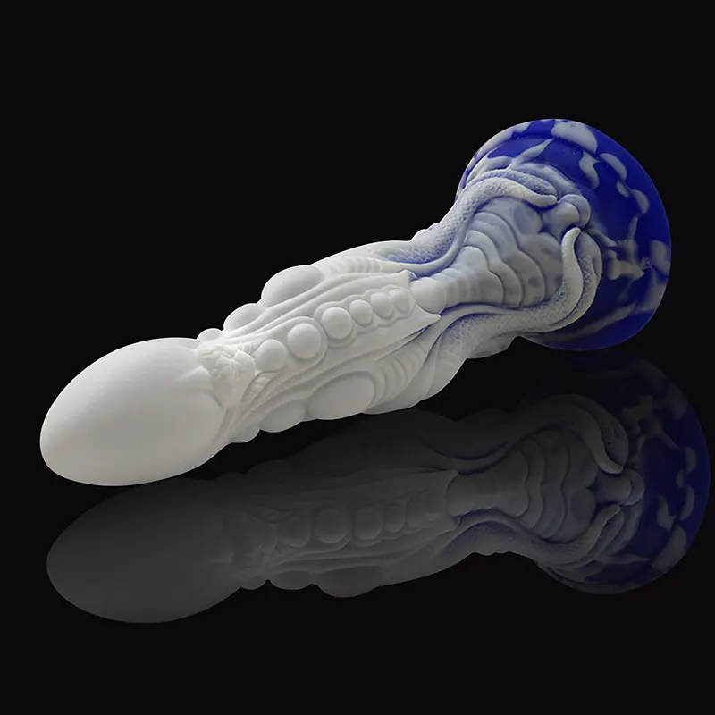 Gode Dragon en Silicone Liquide 26,5 cm