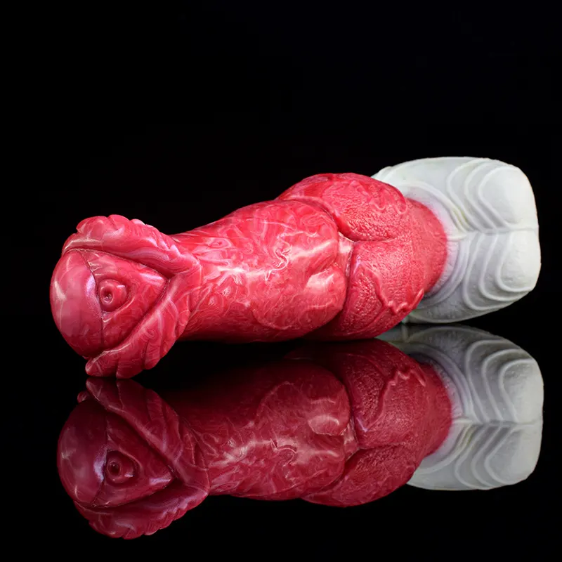 Gode Dragon en Silicone avec Gros Nœud Réaliste 23,3 cm