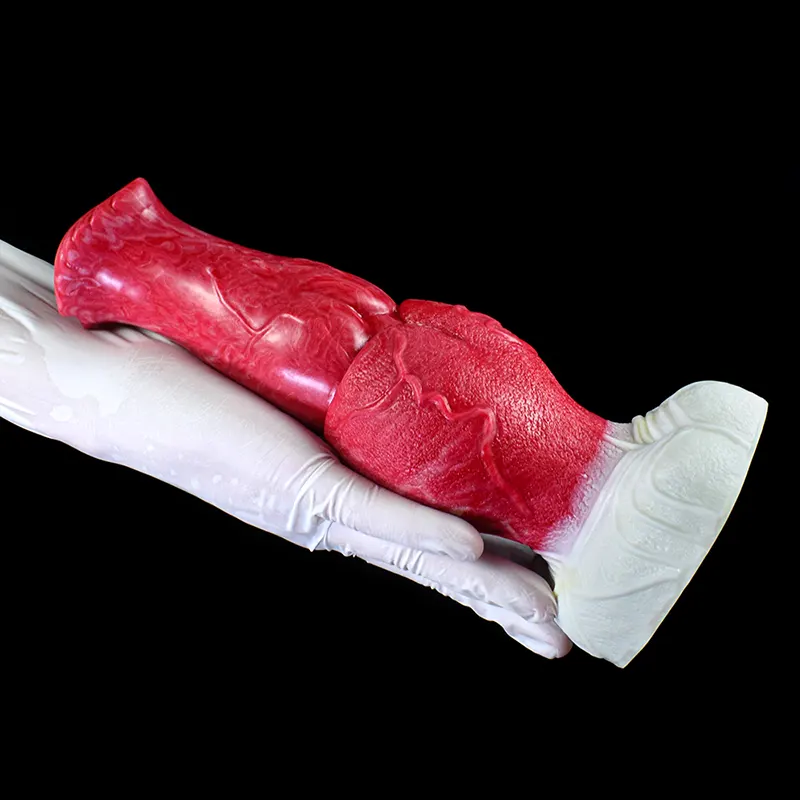 Gode Dragon en Silicone avec Gros Nœud Réaliste 23,3 cm