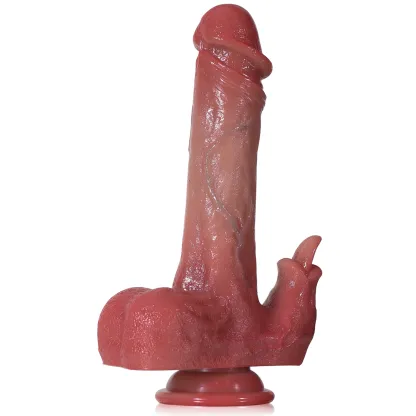 Gode Lapin Vibrant Électrique en Silicone 22.35cm