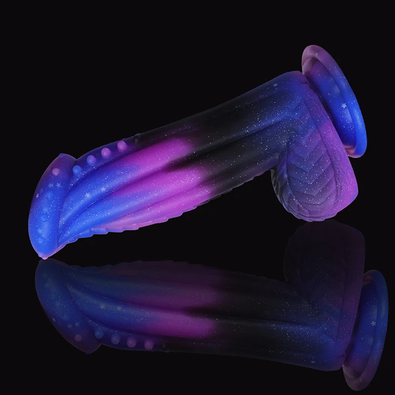 Gode Monster Alien en Silicone de Grande Taille, 21 cm