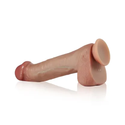 Gode Poussant Anal Réaliste Vibrant 23.5cm