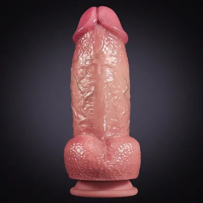 Gode Realiste Epais En Silicone Liquide Ultra De 21 cm