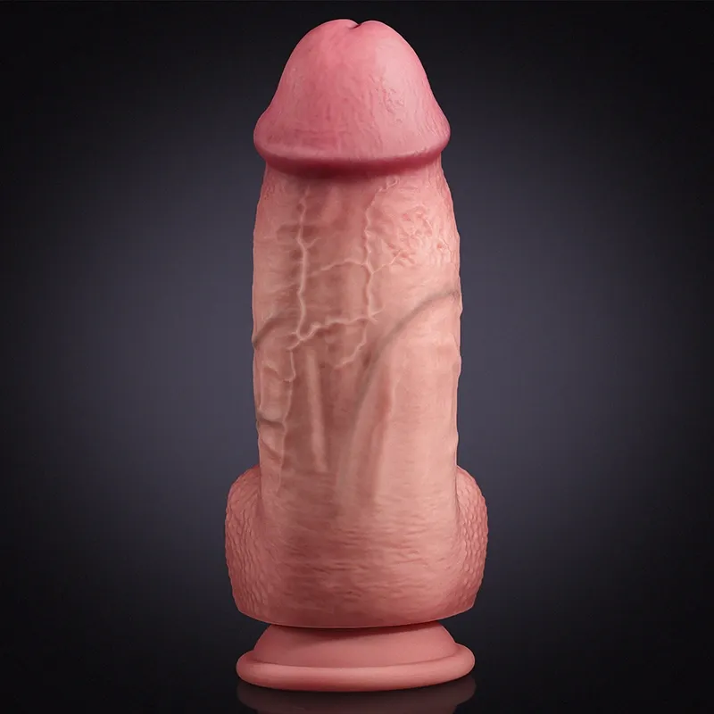 Gode Realiste Epais En Silicone Liquide Ultra De 21 cm