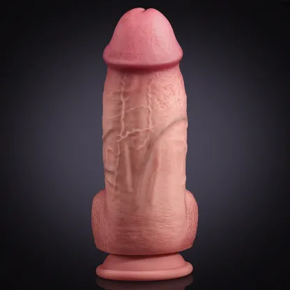 Gode Realiste Epais En Silicone Liquide Ultra De 21 cm