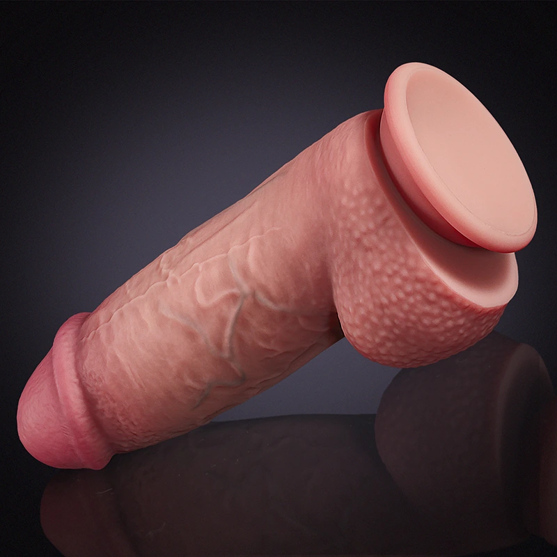 Gode Realiste Epais En Silicone Liquide Ultra De 21 cm