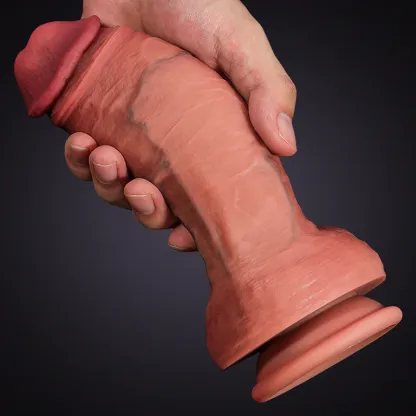 Gode Realiste En Silicone Liquide Ultra De 20 cm