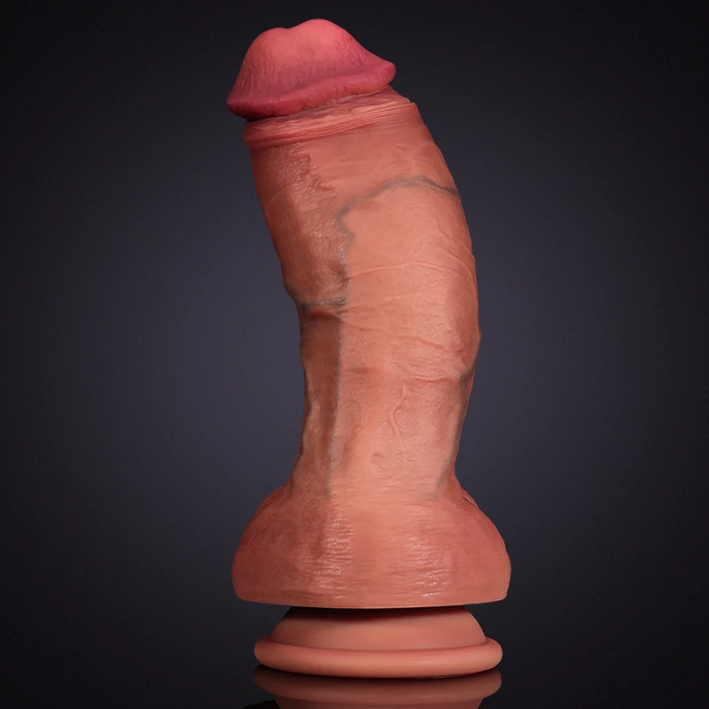 Gode Realiste En Silicone Liquide Ultra De 20 cm